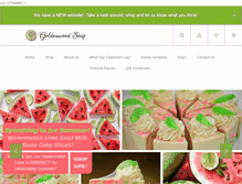 Tablet Screenshot of goldenwoodsoap.com